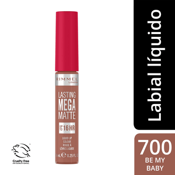 Rimmel London - Lasting Mega Matte liquid lip color 700-Be My Baby